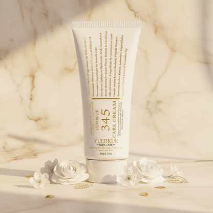 345 Cream Botanical Flat Lay