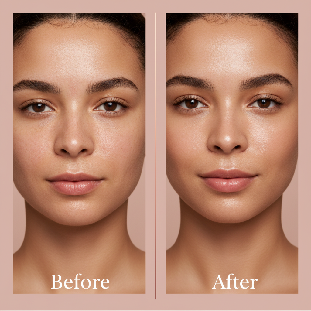 Collagen Mask Before After