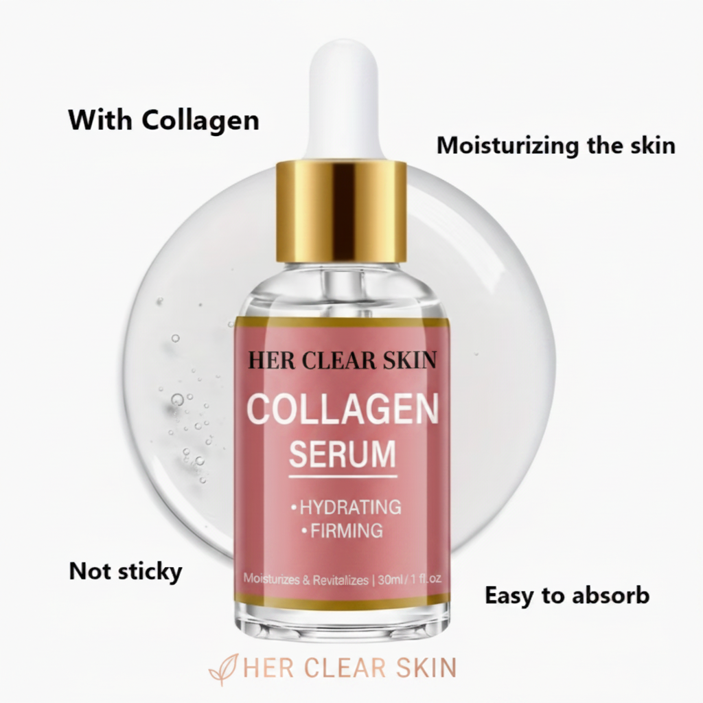 Collagen Serum Feature Infographic