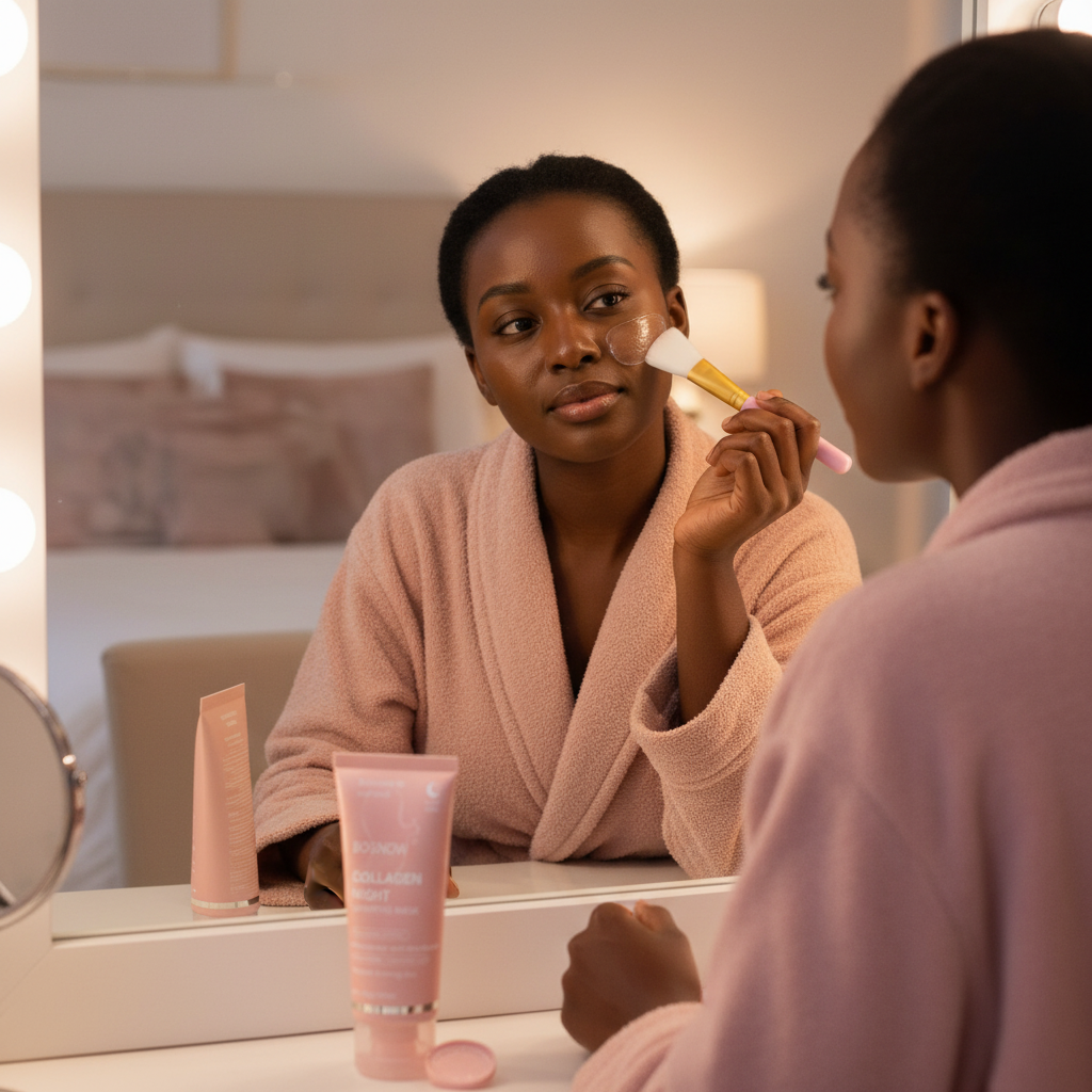 Night Mask Application Lifestyle