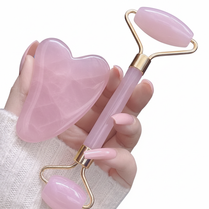 Roller & Gua Sha White Background